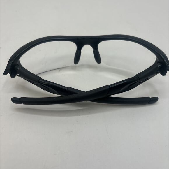 Oakley FLAK JACKET 1.0 XLJ Sunglasses Safety Clear & Sun Lenses w Case USA READ - Picture 3 of 6